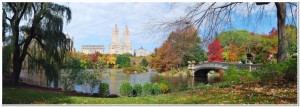 New York City Central Park Autumn panorama